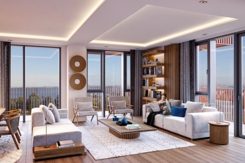 آپارتمان در در Dosso Dossi Halkali Istanbul ، امارات متحده عربی 1 خوابه ، 75.24 متر مربع.  شماره 55068 - 1