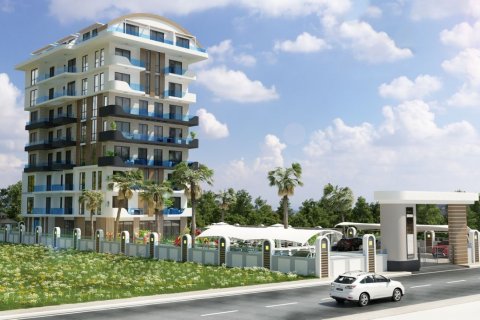 آپارتمان در  Alanya ، امارات متحده عربی 1 خوابه ، 50 متر مربع.  شماره 58945 - 9