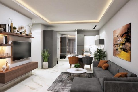 آپارتمان در  Alanya ، امارات متحده عربی 1 خوابه ، 53 متر مربع.  شماره 58847 - 18
