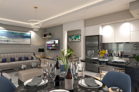آپارتمان در  Alanya ، امارات متحده عربی 1 خوابه ، 65 متر مربع.  شماره 58973 - 24