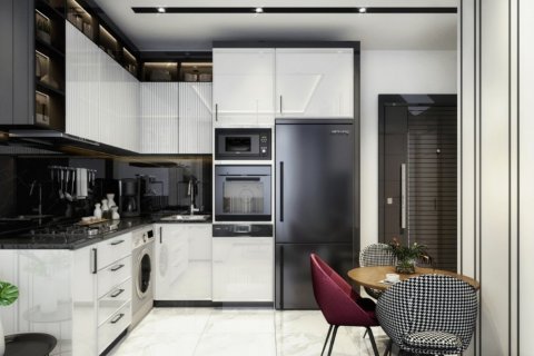 آپارتمان در  Alanya ، امارات متحده عربی 1 خوابه ، 40 متر مربع.  شماره 58994 - 11