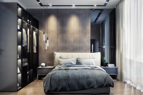 آپارتمان در  Alanya ، امارات متحده عربی 1 خوابه ، 40 متر مربع.  شماره 58994 - 24