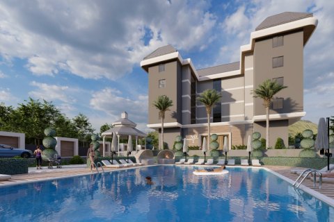 آپارتمان در  Alanya ، امارات متحده عربی 1 خوابه ، 50 متر مربع.  شماره 58936 - 12