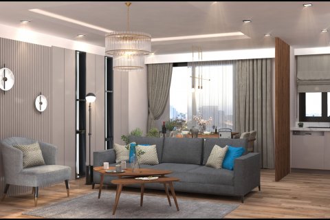 آپارتمان در  Mersin ، امارات متحده عربی 1 خوابه ، 60 متر مربع.  شماره 60187 - 11