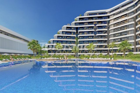 آپارتمان در  Antalya ، امارات متحده عربی 1 خوابه ، 90 متر مربع.  شماره 61421 - 6
