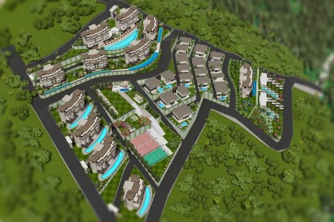 مجتمع مسکونی در Kargicak،  Alanya ، امارات متحده عربی 50 متر مربع.  شماره 61970 - 8