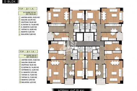 آپارتمان در  Istanbul ، امارات متحده عربی 2 خوابه ، 74 متر مربع.  شماره 59572 - 19