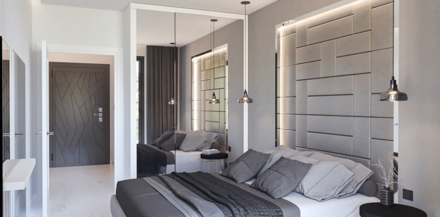 آپارتمان در در Luvi Residenсe Gazipasa ، امارات متحده عربی 1 خوابه ، 51 متر مربع.  شماره 61994