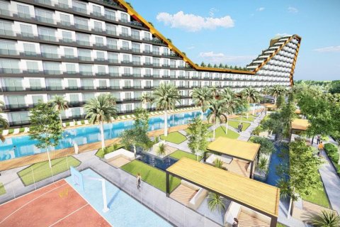آپارتمان در  Antalya ، امارات متحده عربی 1 خوابه ، 55 متر مربع.  شماره 58837 - 6