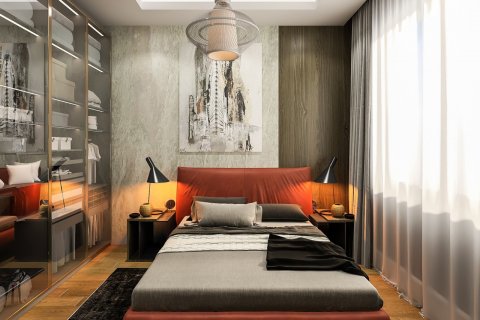 آپارتمان در  Alanya ، امارات متحده عربی 1 خوابه ، 54 متر مربع.  شماره 59236 - 13