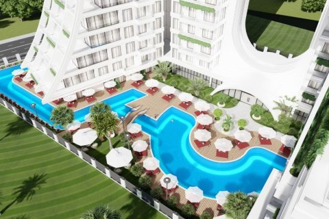 آپارتمان در  Alanya ، امارات متحده عربی 1 خوابه ، 53 متر مربع.  شماره 58832 - 5