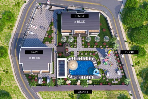 آپارتمان در در Hill Tower Residence (Аланья, Турция) Alanya ، امارات متحده عربی 3 خوابه ، 160 متر مربع.  شماره 56147 - 7