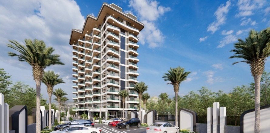 آپارتمان در  Alanya ، امارات متحده عربی 1 خوابه ، 49 متر مربع.  شماره 58982
