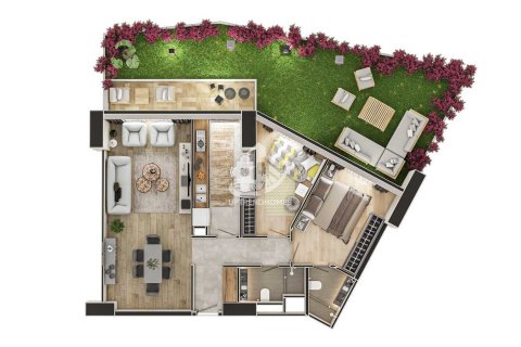 آپارتمان در  Istanbul ، امارات متحده عربی 2 خوابه ، 96 متر مربع.  شماره 59459 - 10