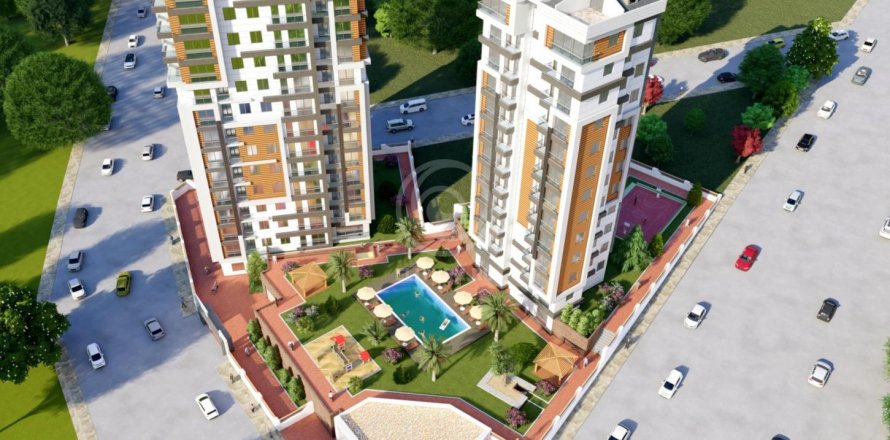 آپارتمان در در Exodus Green Hill (Стамбул, Турция) Alanya ، امارات متحده عربی 4 خوابه ، 234 متر مربع.  شماره 59656