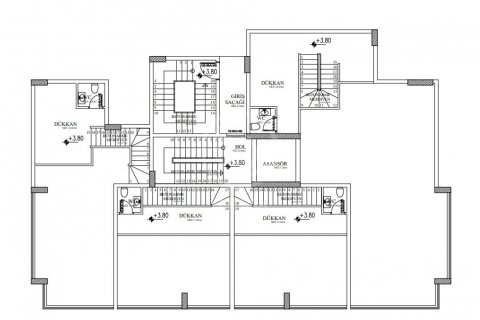 آپارتمان در در Syedra Natura Residence &#8212; европейский комплекс отельной концепции 850 м от моря Alanya ، امارات متحده عربی 3 خوابه ، 148 متر مربع.  شماره 56140 - 27