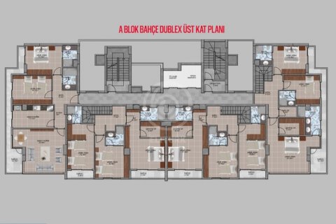 آپارتمان در در Mim Towers Residence — комфортная резиденция с концепцией отеля! Alanya ، امارات متحده عربی 4 خوابه ، 235 متر مربع.  شماره 56583 - 22