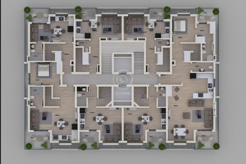 مجتمع مسکونی در  Gazipasa ، امارات متحده عربی 48 متر مربع.  شماره 55962 - 13