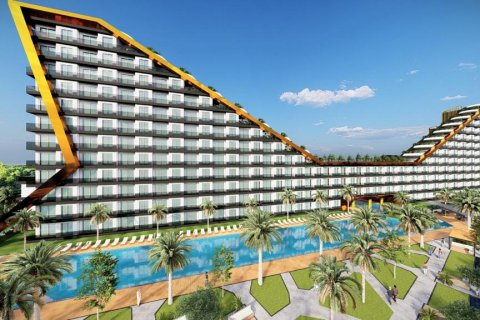 آپارتمان در  Antalya ، امارات متحده عربی 1 خوابه ، 55 متر مربع.  شماره 58837 - 1