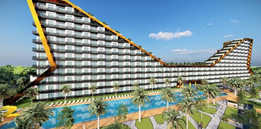 آپارتمان در  Antalya ، امارات متحده عربی 1 خوابه ، 55 متر مربع.  شماره 58837