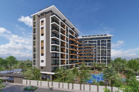 آپارتمان در  Alanya ، امارات متحده عربی 1 خوابه ، 57 متر مربع.  شماره 58985 - 9