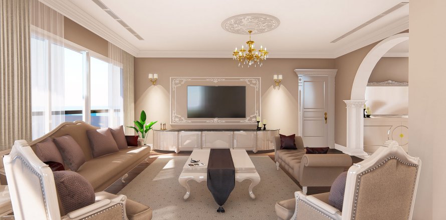 آپارتمان در در Sky Deluxia Long Beach ، امارات متحده عربی 1 خوابه ، 78 متر مربع.  شماره 61516