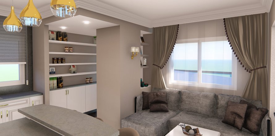 آپارتمان در در Sky Deluxia Long Beach ، امارات متحده عربی 2 خوابه ، 111 متر مربع.  شماره 61530