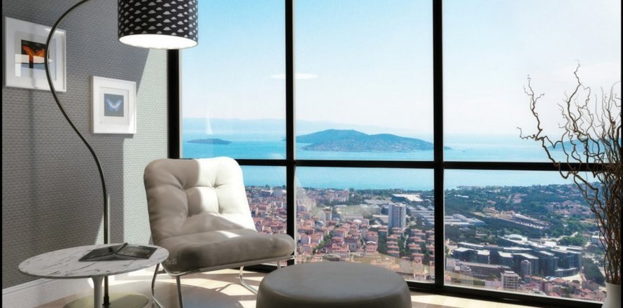 آپارتمان در در Deluxia Park Residence Istanbul ، امارات متحده عربی 1 خوابه ، 44 متر مربع.  شماره 62249