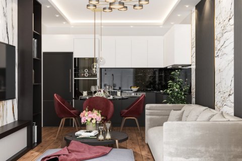 آپارتمان در  Alanya ، امارات متحده عربی 1 خوابه ، 52 متر مربع.  شماره 58944 - 22