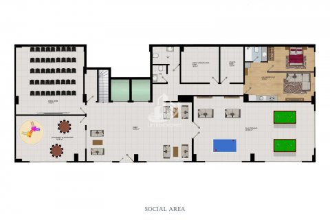 مجتمع مسکونی در  Konakli ، امارات متحده عربی 1 خوابه  شماره 60658 - 24