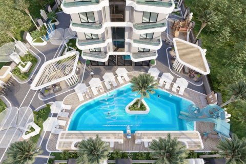 آپارتمان در  Alanya ، امارات متحده عربی 1 خوابه ، 49 متر مربع.  شماره 58982 - 2