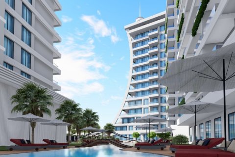 آپارتمان در  Alanya ، امارات متحده عربی 1 خوابه ، 53 متر مربع.  شماره 58832 - 9