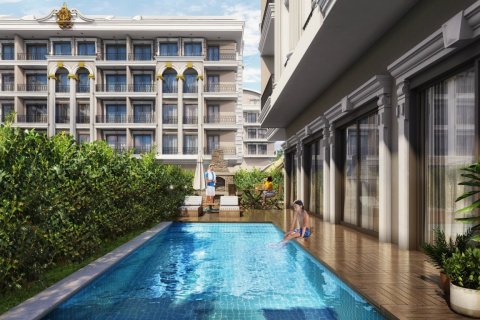 آپارتمان در  Alanya ، امارات متحده عربی 1 خوابه ، 48 متر مربع.  شماره 58965 - 9