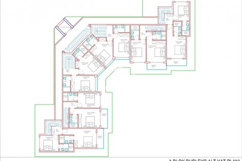 آپارتمان در Kargicak،  Alanya ، امارات متحده عربی 1 خوابه ، 55 متر مربع.  شماره 62035 - 15