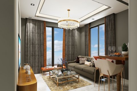 آپارتمان در  Alanya ، امارات متحده عربی 1 خوابه ، 54 متر مربع.  شماره 59236 - 11