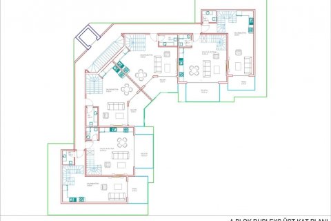 آپارتمان در Kargicak،  Alanya ، امارات متحده عربی 1 خوابه ، 55 متر مربع.  شماره 62035 - 16