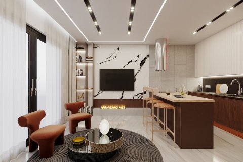 آپارتمان در  Alanya ، امارات متحده عربی 2 خوابه ، 105 متر مربع.  شماره 60639 - 27