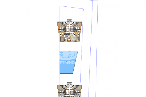 آپارتمان در  Mahmutlar ، امارات متحده عربی 1 خوابه ، 60 متر مربع.  شماره 54324 - 18