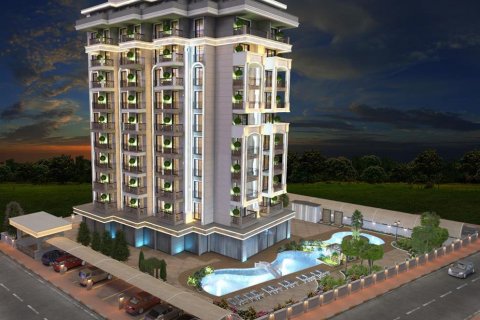 آپارتمان در  Alanya ، امارات متحده عربی 1 خوابه ، 53 متر مربع.  شماره 58847 - 1