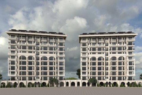 آپارتمان در  Alanya ، امارات متحده عربی 1 خوابه ، 64 متر مربع.  شماره 58974 - 11