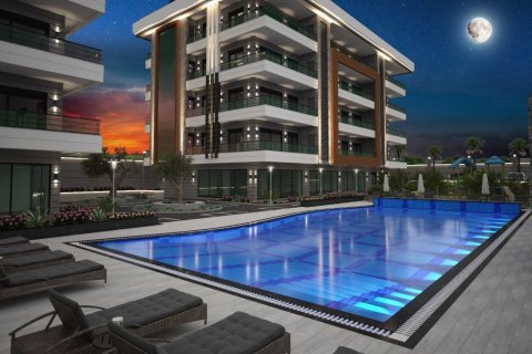 آپارتمان در  Alanya ، امارات متحده عربی 2 خوابه ، 98 متر مربع.  شماره 58953 - 1