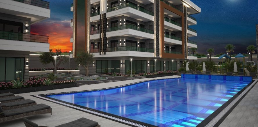 آپارتمان در  Alanya ، امارات متحده عربی 2 خوابه ، 98 متر مربع.  شماره 58953