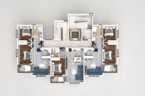 آپارتمان در در ЖК SAPPHIRE RESIDENCE OBA (Аланья, Турция) Alanya ، امارات متحده عربی 2 خوابه ، 165 متر مربع.  شماره 58293 - 20