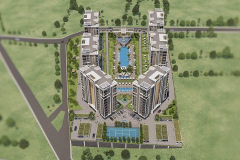 آپارتمان در  Alanya ، امارات متحده عربی 1 خوابه ، 47 متر مربع.  شماره 58941 - 12
