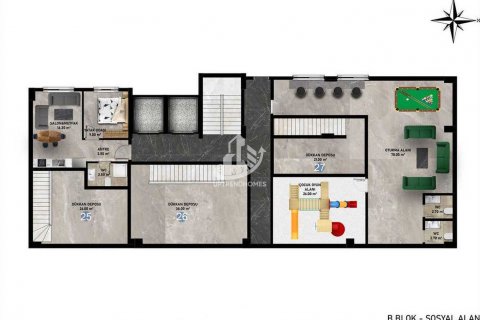 آپارتمان در  Mahmutlar ، امارات متحده عربی 1 خوابه ، 50 متر مربع.  شماره 63848 - 30