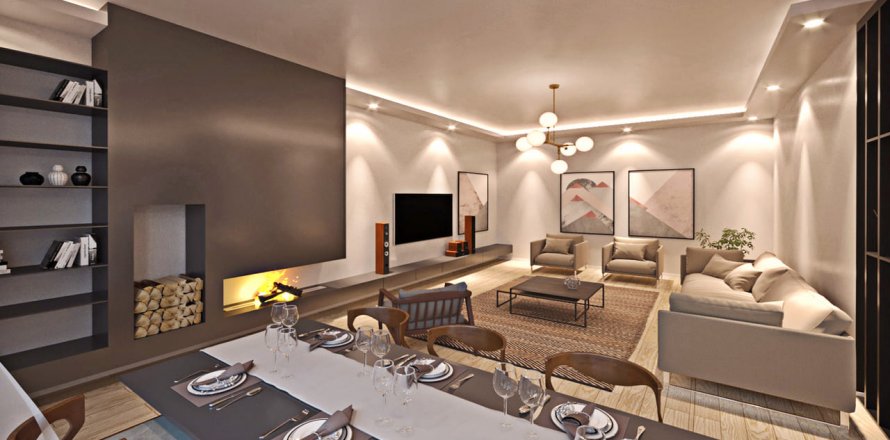 ویلا در در Algun Premium Duzce ، امارات متحده عربی 4 خوابه ، 485 متر مربع.  شماره 62852