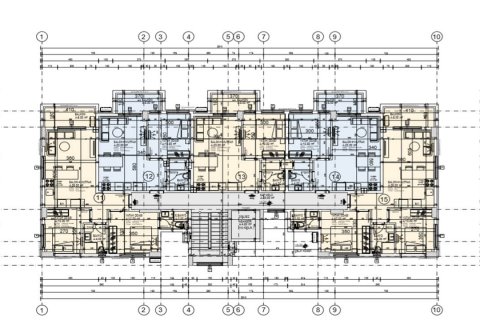 آپارتمان در در Elisya Kestel ، امارات متحده عربی 2 خوابه ، 61 متر مربع.  شماره 63609 - 2