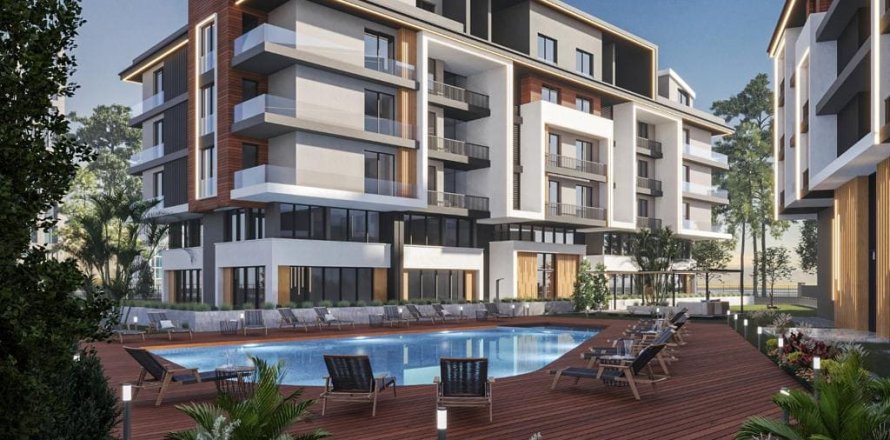 آپارتمان در Konyaalti،  Antalya ، امارات متحده عربی 1 خوابه ، 65 متر مربع.  شماره 66567