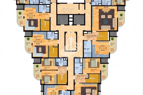 آپارتمان در  Avsallar ، امارات متحده عربی 1 خوابه ، 56 متر مربع.  شماره 63725 - 29