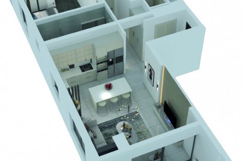 آپارتمان در  Mersin ، امارات متحده عربی 2 خوابه ، 140 متر مربع.  شماره 63227 - 22